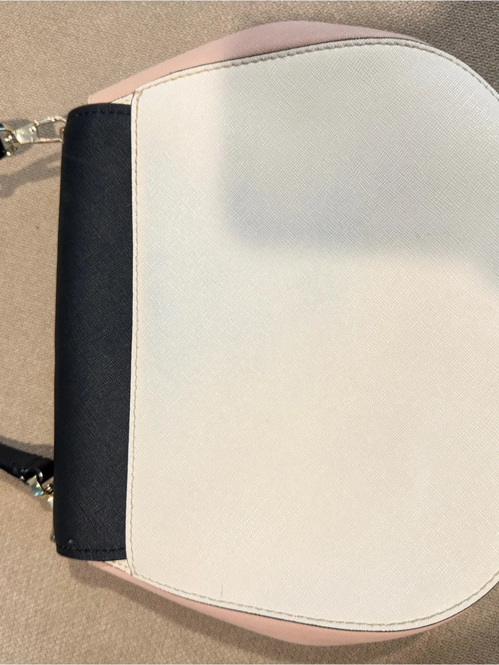 kate spade Navy, White & Pink Colorblock Crossbody